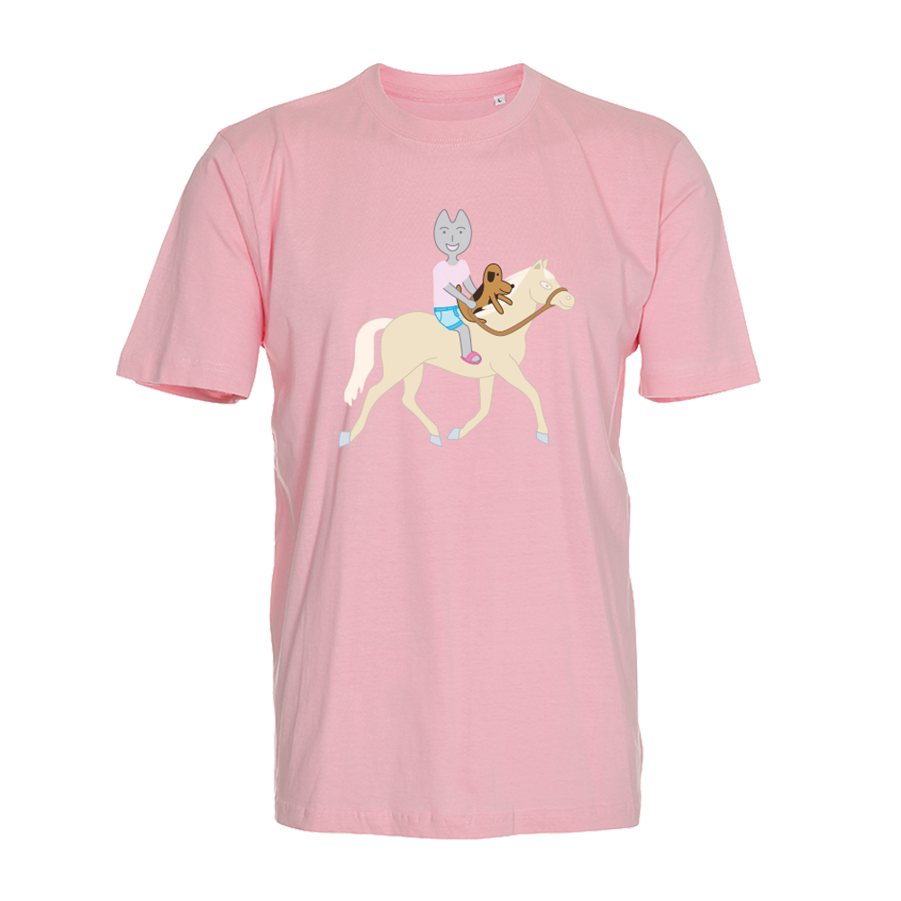T-shirt voor kinderen van Kaatje&Mup met paardrijden